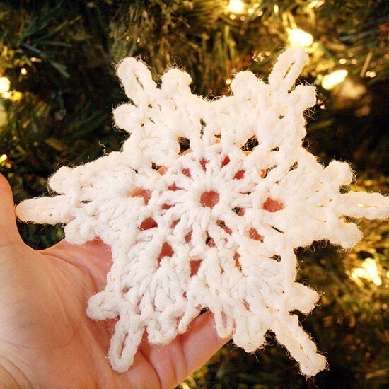 Crochet Snowflake Christmas Ornaments