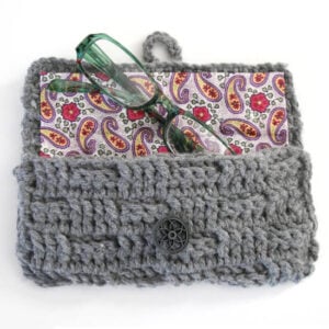 Crochet Eyeglasses Case Tutorial