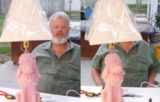 Make a lamp out of a statue with Dream a Little Bigger