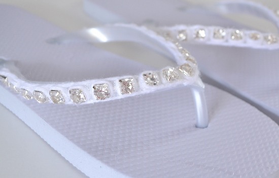 Rhinestone Flip Flops Tutorial Dream A Little Bigger