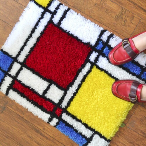 How to Finish a Latch Hook Rug ⋆ Dream a Little Bigger