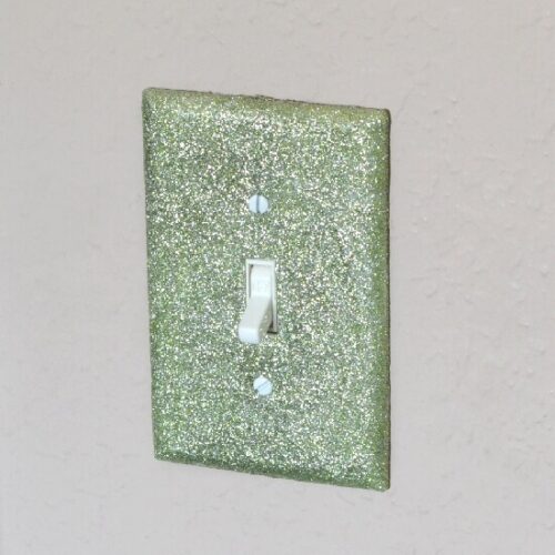Glitter Switch Plates Tutorial ⋆ Dream a Little Bigger
