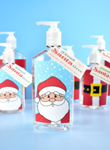 Hand Santa-Tizers Free Printable ⋆ Dream a Little Bigger