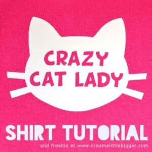 Crazy Cat Lady Shirt Tutorial