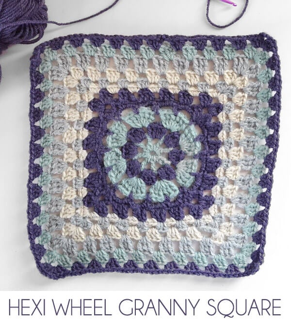 Join the crochet along with this pretty granny square pattern!