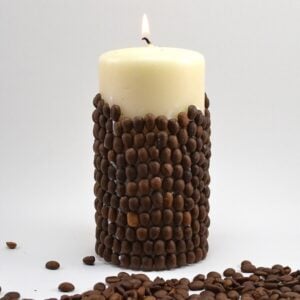 These DIY Vanilla Coffee Bean candlles are quick, simple and inexpensive to knock out. AND they smell amazing!