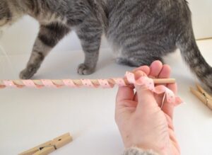 Make curlicue ribbon! Secret? You use your OVEN!