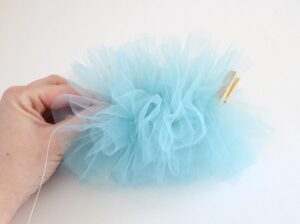 How fun! Make your own shower poufs!