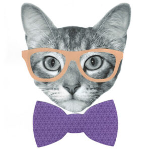 Free printable dressed up cat face art. Such fun kitties!