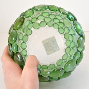 A $1 candle holder and $2 worth of glass gems become something beautiful!