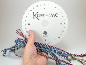 Add color to your wrist with easy Kumihimo hemp bracelets.
