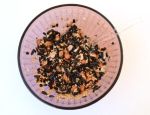 Make bird feeders out of birdseed in just about any shape. It's so easy and these won't fall apart like some recipes!