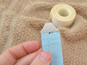 Make a galaxy cuff bracelet with this galaxy cross stitch pattern.