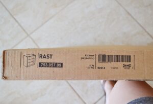 Check out this IKEA Rast Hack into a Mid-Century Modern inspired dream nightstand!