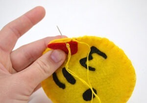 These felt emoji cat toys are the cutest and so simple to make!