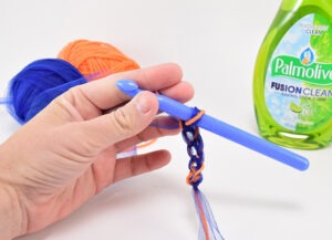 These crochet dish scrubbers have cotton for added fullness. These are the best little scrubbers you'll ever hook up!