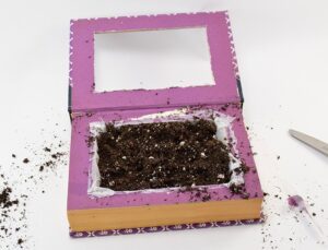 This is so neat! Turn your favorite read into a book succulent planter. I want to do this with Pride and Prejudice!