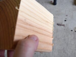 Turn untreated 4x4 lumber into a fun lawn dice game. Use a 5 gallon paint bucket and it's HUGE fun!