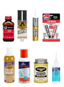 Glue Guide by Dream a Little Bigger - always use the right glue - FREE downloadable reference chart