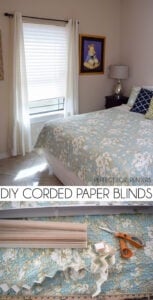 Need inexpensive window coverings? Paper blinds are easy to modify and won't break the bank. It's perfect for renters!