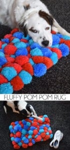 Turn yarn into a fluffy pom pom rug. It's easy and super affordable and oh, so FLUFFY!