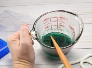 Learn how to make soap on rope. It's so easy and makes a nifty little gift!