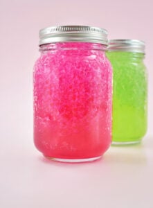 In less than 5 minutes you can a crystal gel air freshener for mere pennies in your favorite scent! See what garden supply we used...