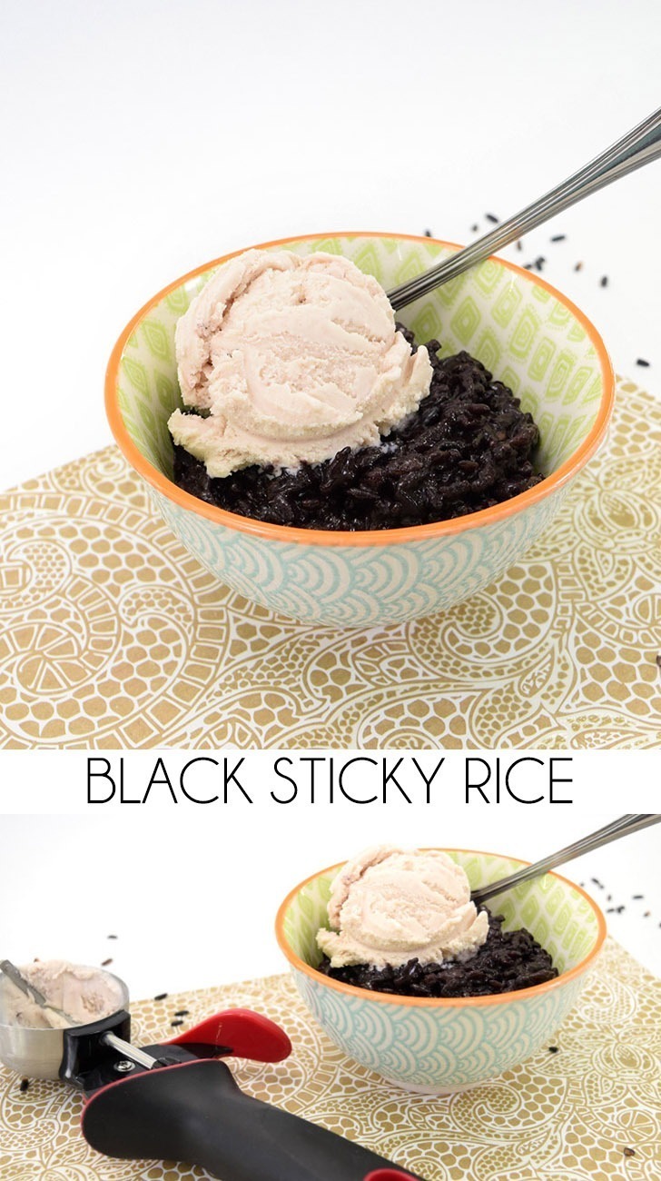 Black Sticky Rice Dessert Recipe Dream a Little Bigger