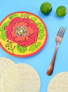 Whip up a DIY tortilla warmer in no time flat! Zap tortillas in the microwave and keep them warm on the table with this simple tutorial!