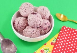 Do you love ice cream but not lots of sugar? You have to try fabulous black cherry ice cream that has a hint of sweet that doesn't over-power beautiful, dark cherries.