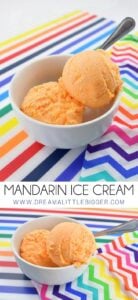 Sweet and creamy with a little bit of a tang, this mandarin orange ice cream doesn't require an ice cream machine and hits the spot on a hot summer day!