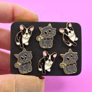Turn cute every day objects into earrings, like these push pins! So cool!