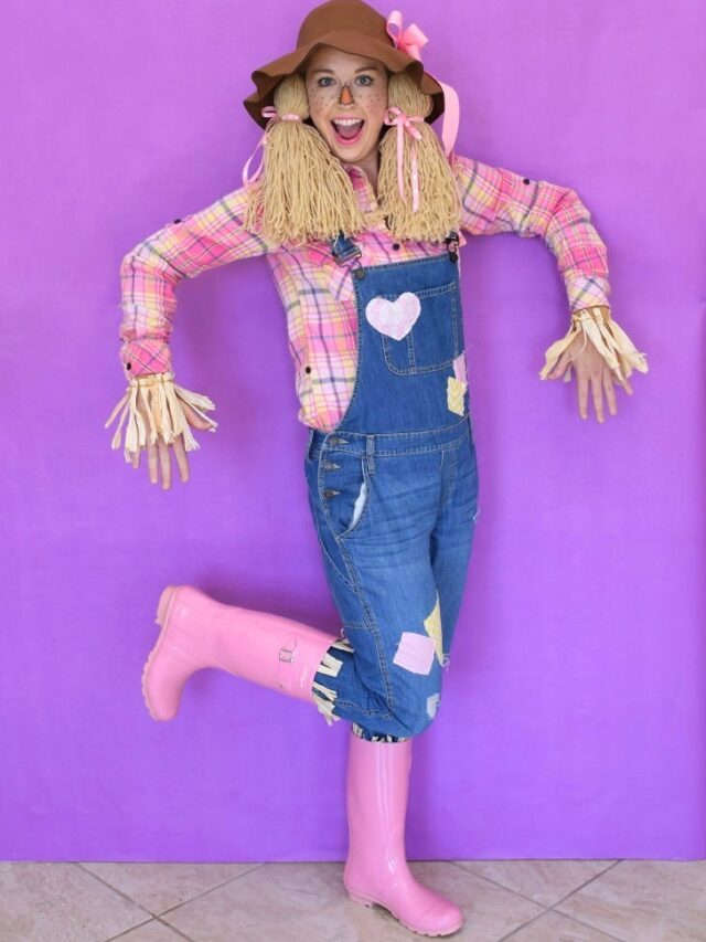 Easy DIY Scarecrow Costume ⋆ Dream a Little Bigger