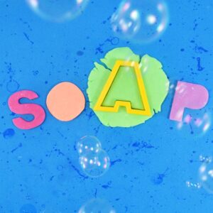 Soap dough is easy to make in only 5 minutes and is serious bath time fun!