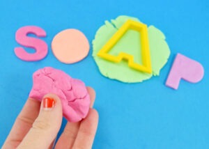 Soap dough is easy to make in only 5 minutes and is serious bath time fun!