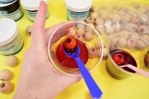 Save your tabletops and counters from unnecessary burns with an easy to make wooden bead trivet. Paint, dye or leave the beads natural to match any kitchen