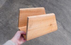 Grab a cedar picket to make a lovely and simple DIY butterfly house. This budget-friendly project works out to only $3 in lumber apiece!