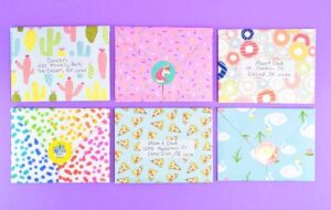 What a fun way for the kiddos to keep up with friends and family this summer, the old way, with snail mail! Show them how to turn a note into an envelope!