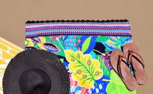 Why have an ordinary beach towel when you can have an extraordinary crochet edge beach towel so easily? Hook up the prettiest towel on the sand!