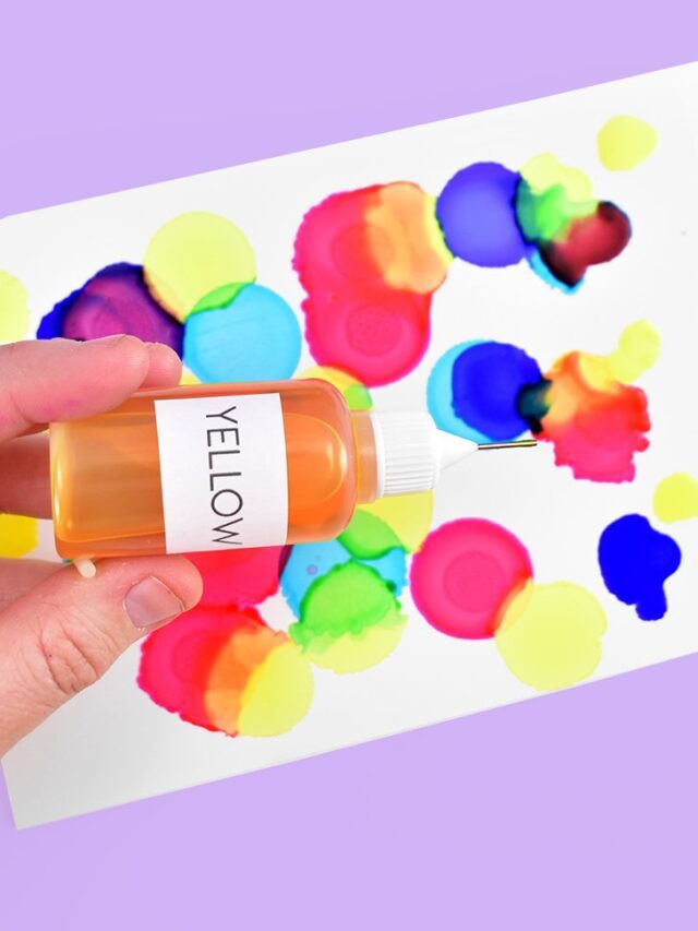 Homemade Alcohol Inks