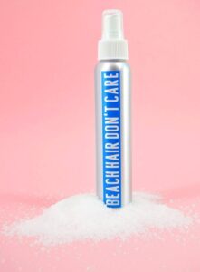 Using things you probably already have around the house, this 5-minute DIY sea salt spray will give you beachy waves without the drive to the ocean! Spray and leave for loose waves or scrunch for curls.