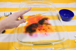 Dig around in the pantry because this fantastic kid's craft uses food to make amazing abstract DIY art pieces!