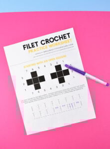 They all say filet crochet is so easy, and it is, but learning it can be quite hard. Check out pretty much EVERYTHING you could ever ask to learn filet crochet, including worksheets to help you figure those confusing graphs out!