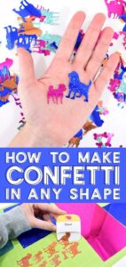 Did you know you can make custom confetti in ANY shape? How perfect is this for special events like birthdays and weddings?