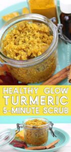 With its natural anti-inflammatory properties, this turmeric sugar scrub is a great treatment to exfoliate while creating a lovely, natural glow!