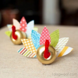 Give thanks for your crafty personality with these fun but easy turkey crafts! They're simple enough kids can get involved and look great!