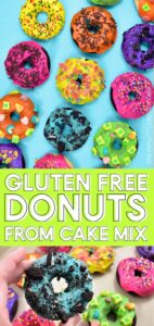 These scrumptious gluten-free donuts are whipped up in just 20 minutes or less because we start with cake mix and a sweet way to start the day!