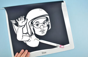 Combine HTV and paint can to achieve the look you're going for when you just can't find the right color of vinyl. Great when you can't find skin tone HTV!