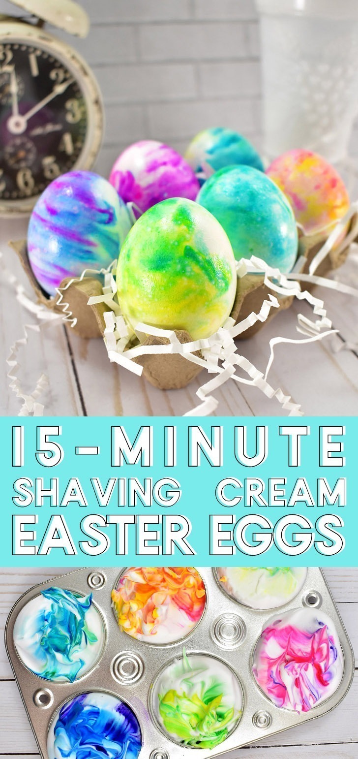 How to Make Shaving Cream Easter Eggs for Your Most Colorful Holiday