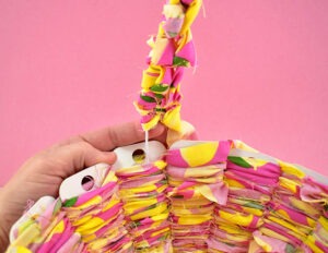 Ever wanted to make an Easter basket from scratch? This DIY woven Easter basket is gorgeous, not too difficult to make and can be made in YOUR PERFECT colors!